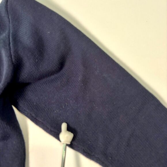 Quacker Factory Sweater Womens Plus 1X Navy Blue St Patricks Day Green Shamrock - Picture 11 of 16